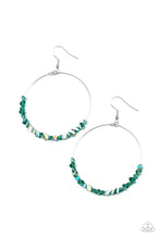 Load image into Gallery viewer, Glimmering Go Getter Green Earrings