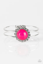 Load image into Gallery viewer, Shout It Out Loud Pink Hinged Bracelet
