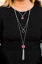 Load image into Gallery viewer, Floral Fanatic Red Necklace