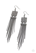 Load image into Gallery viewer, Dramatically Deco Black Earrings