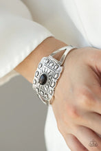 Load image into Gallery viewer, Big House On the Prairie Black Hinged Bracelet