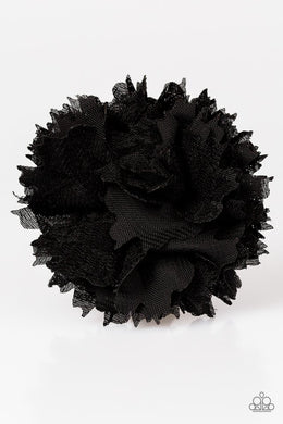 Blooming Fields Black Hair Clip