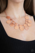 Load image into Gallery viewer, Stop and Reflect Copper Necklace