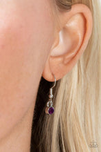 Load image into Gallery viewer, Wallflower Wonderland Purple Necklace