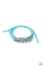 Load image into Gallery viewer, Without Skipping A BEAD Blue Urban Bracelet