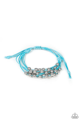 Without Skipping A BEAD Blue Urban Bracelet