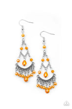 Load image into Gallery viewer, First in Shine Orange Earrings