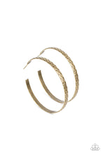 Load image into Gallery viewer, Hoop De Do Brass Earrings