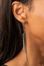 Load image into Gallery viewer, Swing Dance Dazzle Black Earrings
