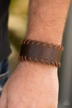 Load image into Gallery viewer, Any Which Highway Brown Snap Urban Bracelet