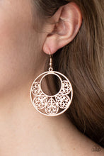Load image into Gallery viewer, Petal Promenade Rose Gold Earrings