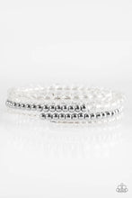 Load image into Gallery viewer, Luminous Luster White Coil Bracelet