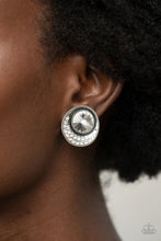 Load image into Gallery viewer, Off the Richer Scale White Clip On Earrings