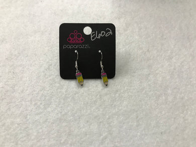 Starlet Shimmer Pencil Earrings #602