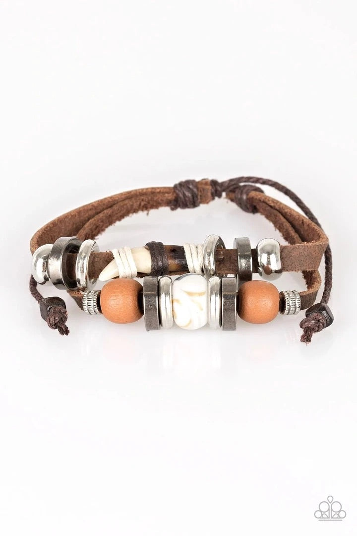 Trail Trotter Brown Urban Bracelet