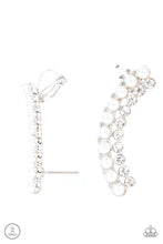 Load image into Gallery viewer, Double Down on Dazzle White Ear Crawlers