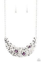 Load image into Gallery viewer, Fabulously Fragmented Purple Necklace