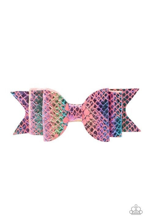 Bow Your Mind Pink Hair Clip