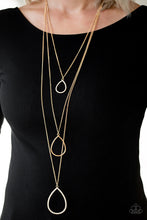 Load image into Gallery viewer, Make the World Sparkle Gold Necklace