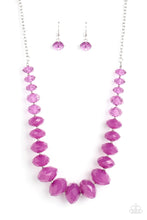 Load image into Gallery viewer, Happy Glow Lucky Purple Necklace