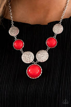 Load image into Gallery viewer, Bohemian Bombshell Red Necklace