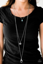 Load image into Gallery viewer, Mayan Dawn Blue Lanyard