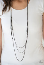 Load image into Gallery viewer, Shimmer Showdown Black Necklace