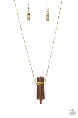 Cayman Castaway Brass Necklace