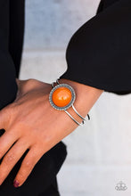 Load image into Gallery viewer, Poppin Color Orange Hinged Bracelet