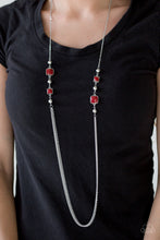 Load image into Gallery viewer, Time Square Treasure Red Necklace