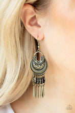 Load image into Gallery viewer, Give Me Liberty Brass Earrings