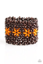 Load image into Gallery viewer, Bahama Babe Orange Wood Bracelet