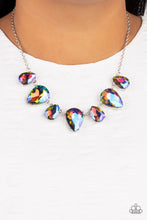 Load image into Gallery viewer, Otherworldly Opulence Multi/Oil Spill Necklace