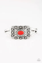 Load image into Gallery viewer, Big House on the Prairie Red Hinged Bracelet