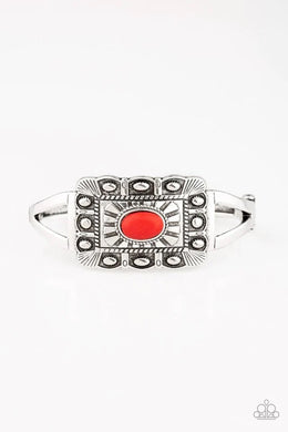 Big House on the Prairie Red Hinged Bracelet