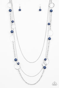 Beachside Babe Blue Necklace