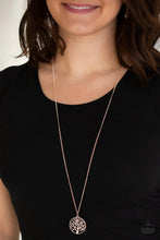 Load image into Gallery viewer, Save the Trees Rose Gold Necklace