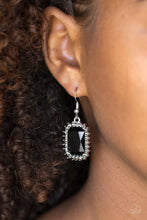 Load image into Gallery viewer, Downtown Dapper Black Earrings