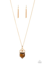 Load image into Gallery viewer, Trailblazing Talisman Brown Necklace