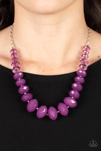 Load image into Gallery viewer, Happy Glow Lucky Purple Necklace