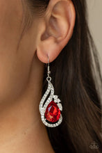 Load image into Gallery viewer, Dancefloor Diva Red Earrings