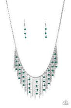 Load image into Gallery viewer, Harlem Hideaway Green Necklace