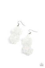 Load image into Gallery viewer, Celestial Collision Multi/White Seed Bead Earrings
