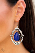 Load image into Gallery viewer, Icy Eden Blue Earrings