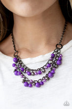 Load image into Gallery viewer, Watch Me Now Purple Necklace