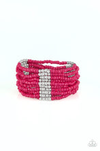 Load image into Gallery viewer, Outback Odyssey Pink Seed Bead Bracelet