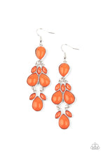 Load image into Gallery viewer, Superstar Social Orange Earrings