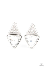 Load image into Gallery viewer, Risky Razzle White Post Earring