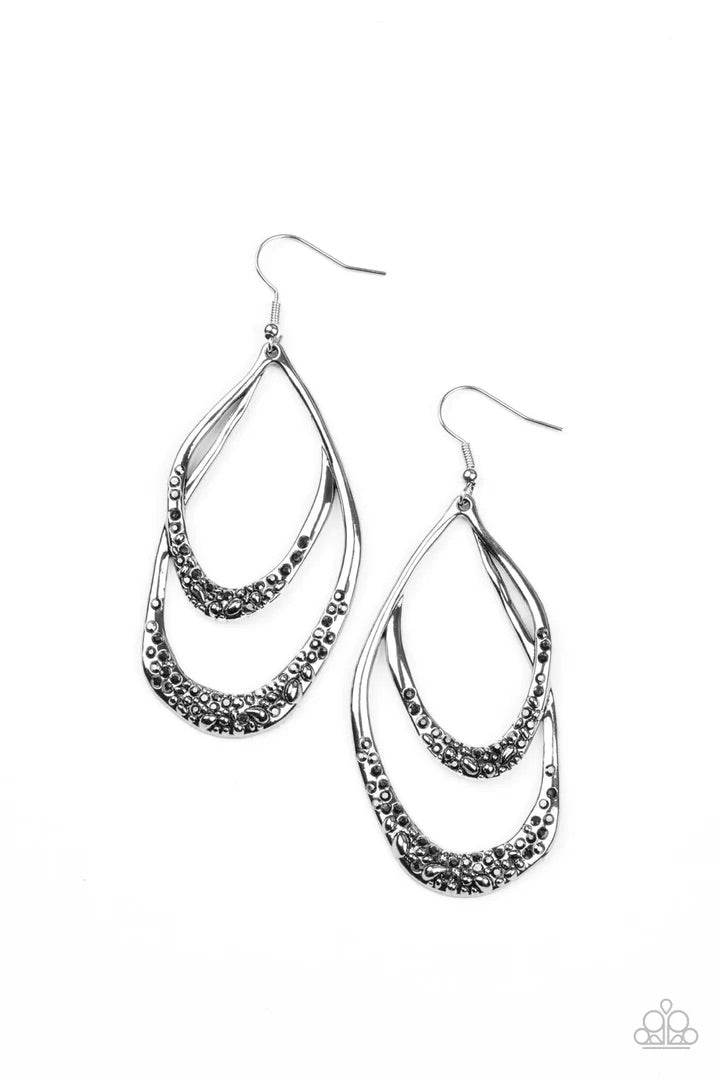 Beyond Your Gleams Silver Earrings