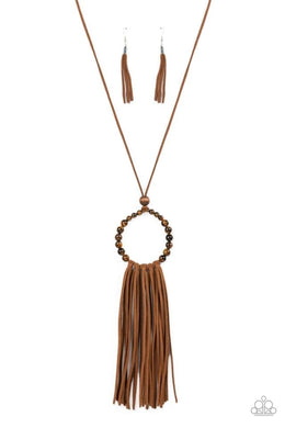 Namaste Mama Brown Necklace